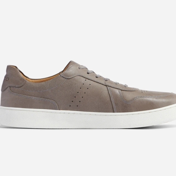 Nisolo Beto GoTo Court Men's Grey Sneakers - Size 11.5 - Picture 6 of 8